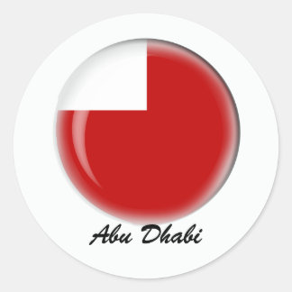 Abu Dhabi Classic Round Sticker