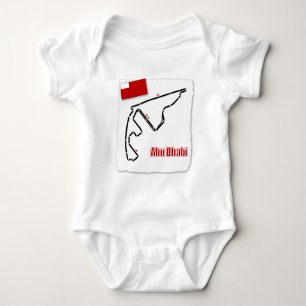 Abu Dhabi GP Circuit Baby Bodysuit