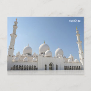 Abu Dhabi Grand Mosque UAE Postcard