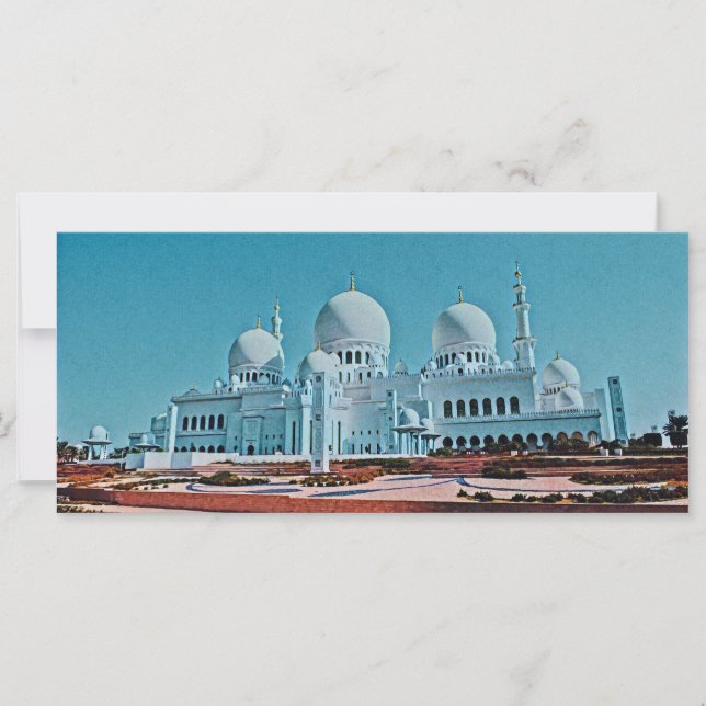 Abu Dhabi Mosque painting (Front)