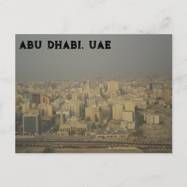 Abu Dhabi postcard - UAE (Front)