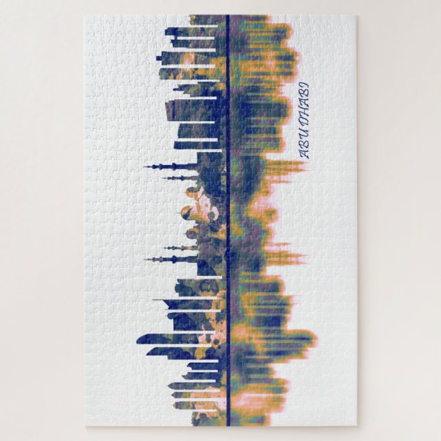 Abu Dhabi Skyline Jigsaw Puzzle (Vertical)