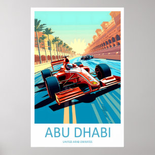 Abu Dhabi Travel Print Wall Abu Dhabi Circuit