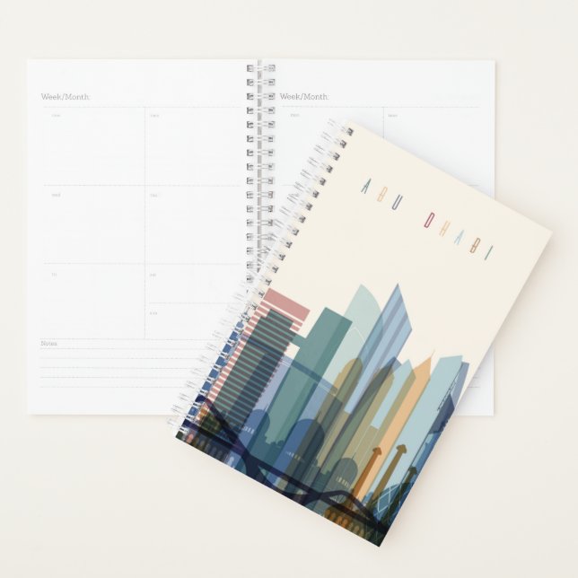Abu Dhabi, United Arab Emirates | City Skyline Planner (Display)