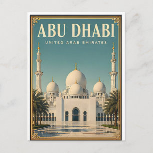 Abu Dhabi, United Arab Emirates Postcard
