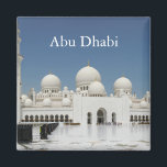 Abu Dhabi Vintage Travel Tourism Magnet<br><div class="desc">Abu Dhabi Vintage Travel Tourism kitchen magnet. It is beautiful artistic painted view of Abu Dhabi . It is best advertisement for travel to Abu Dhabi Vintage Travel Tourism.</div>