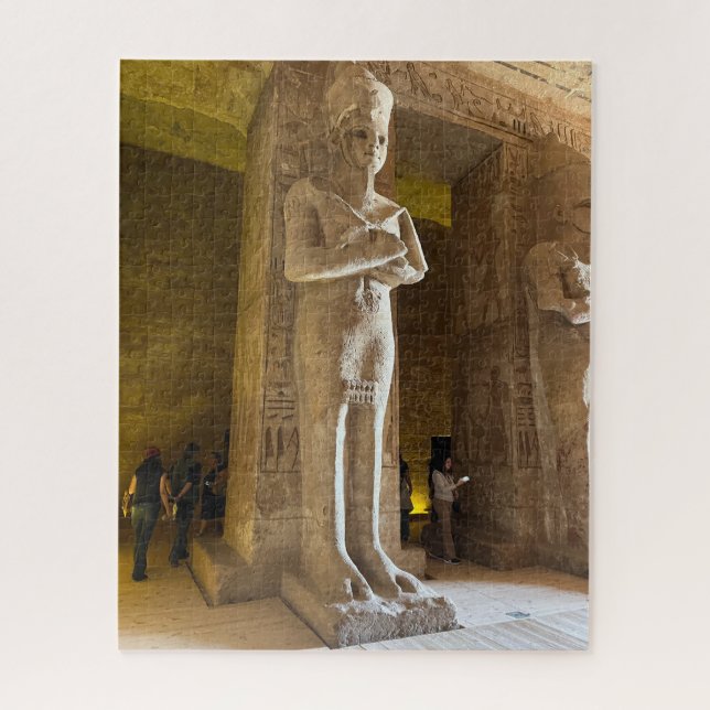 Abu Simbel Temple Statue Egypt Jigsaw Puzzle (Vertical)