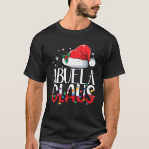 Abuela Claus Matching Family Christmas Pyjamas Xma T-Shirt