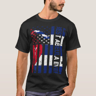 Abuela Cuban Grandma Cuba USA American Mother's D T-Shirt