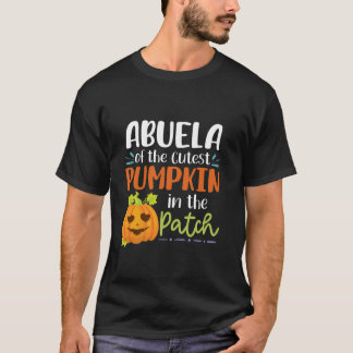 Abuela Of The Cutest Pumpkin In The Patch Hallowee T-Shirt