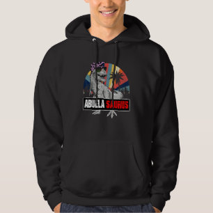 Abuelasaurus Rex Dinosaur Abuela Saurus Family Mat Hoodie