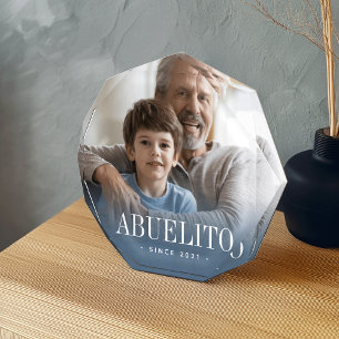Abuelito Grandpa Year Established Photo Block
