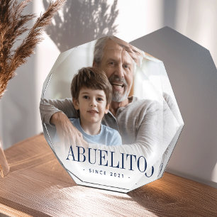 Abuelito Grandpa Year Established Photo Block