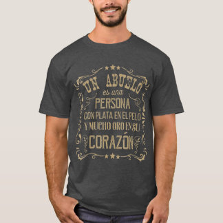 Abuelo Golden Heart Grandpa  Abuelo Gifts in T-Shirt