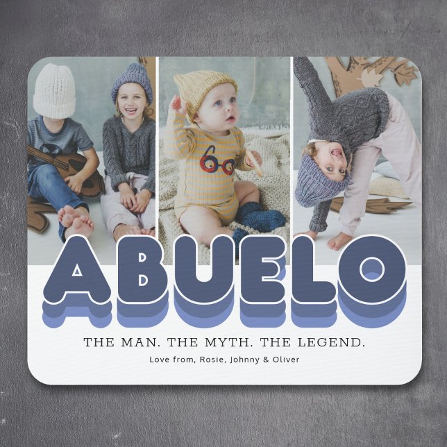 Abuelo Man Myth Legend 3 Photo Mouse Pad (Creator Uploaded)