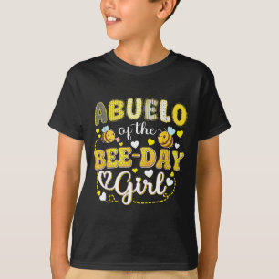 Abuelo of the bee-day girl funny bee birthday T-Shirt