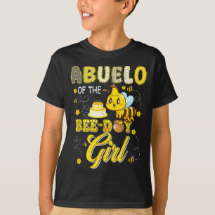 Abuelo of the bee-day girl funny bee birthday T-Shirt