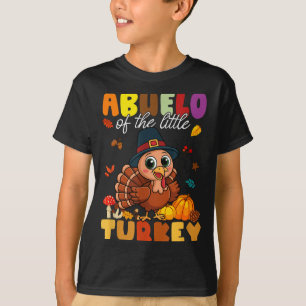 Abuelo Of The Little Turkey Thanksgiving Baby Show T-Shirt