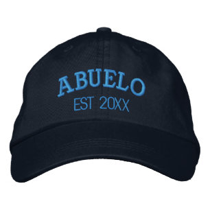 Abuelo Personalised Grandpa Gift Custom Text Embroidered Hat