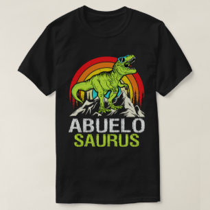 Abuelosaurus Dinosaur Grandpa Saurus Father's Day T-Shirt