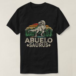 Abuelosaurus Dinosaur Grandpa Saurus Father's Day T-Shirt