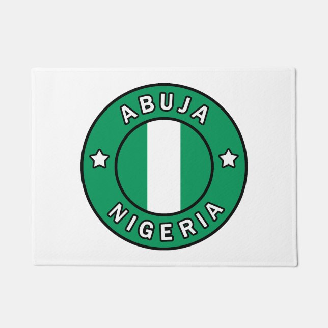Abuja Nigeria Doormat (Front)