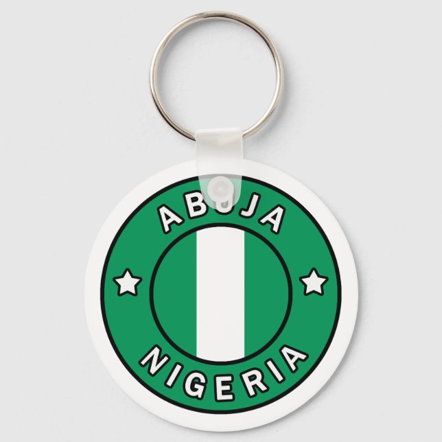 Abuja Nigeria Key Ring (Front)