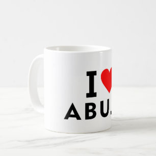 Abuja Nigeria love city heart like travel Coffee Mug