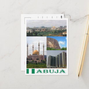 Abuja - Nigeria - Mosaic - Postcard