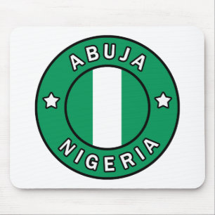 Abuja Nigeria Mouse Mat