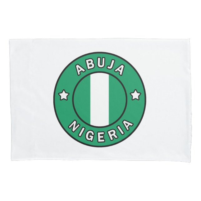 Abuja Nigeria Pillowcase (Front)