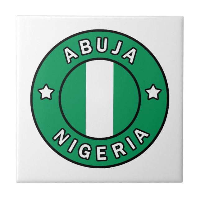 Abuja Nigeria Tile (Front)