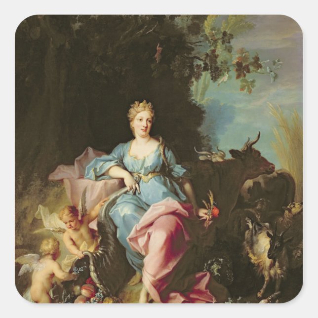 Abundance, 1719 square sticker (Front)