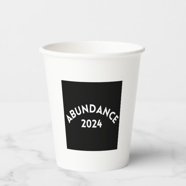 Abundance 2024 - Paper Cup  (Front)