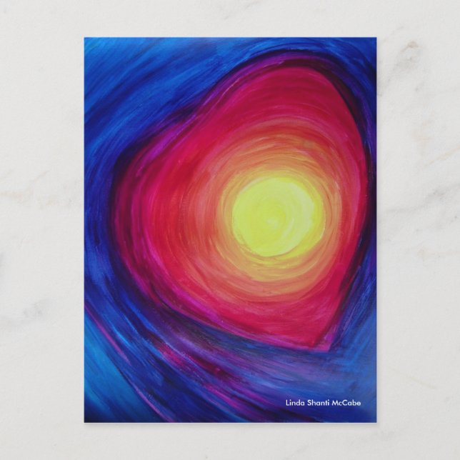 Abundance affirmation postcard (Front)