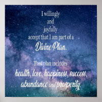 Abundance and Prosperity Divine Plan Affirmation 