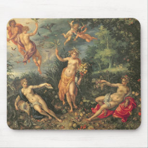 Abundance and the Four Elements, c.1606 (oil on co Mouse Mat