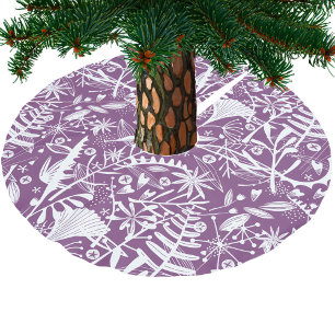 Abundance Botanical Berry Brushed Polyester Tree Skirt