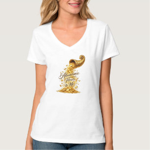 Abundance Flows to Me Women's Graphic T-Shirt