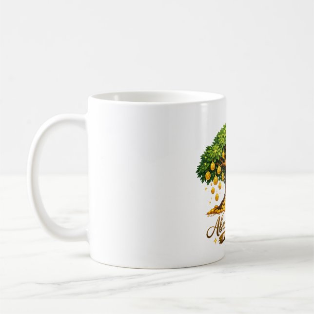 Abundance Money Tree Coffee Mug (Left)
