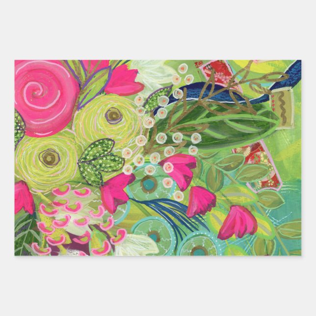 Abundance of Bling Giftwrap Wrapping Paper Sheet (Front)