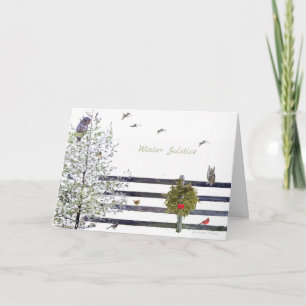 Abundance of Earth: Winter Solstice Holiday Card