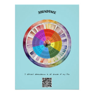 Abundance Positive Affirmation  Poster