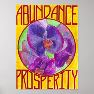 Abundance & Prosperity Poster