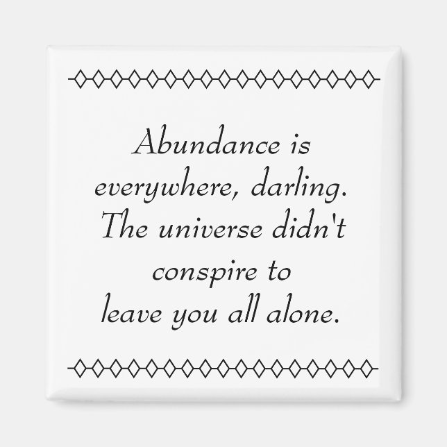 Abundant Abundance  Magnet (Front)