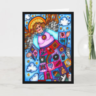 Abundant Blessings Angel Card