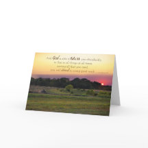 Abundant Blessings encouragement card