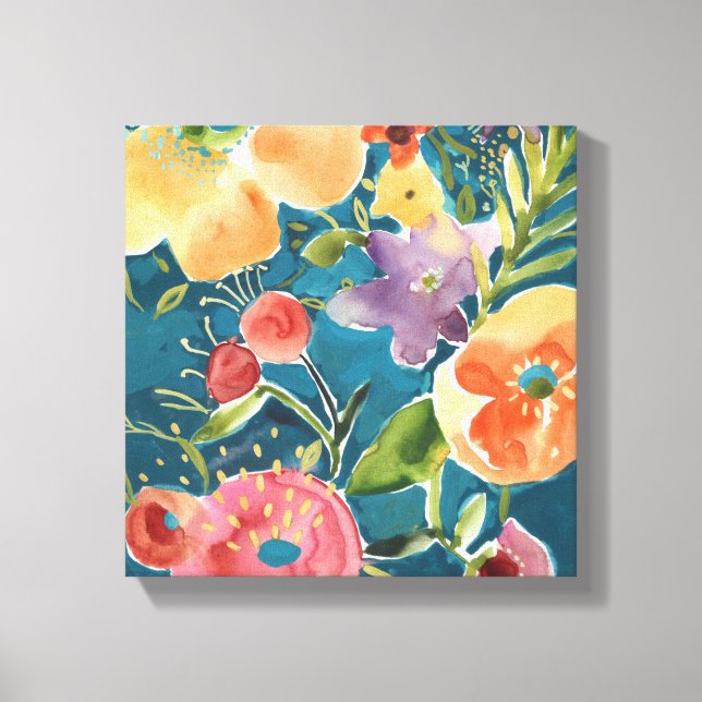 Abundant Florals I Canvas Print (Front)