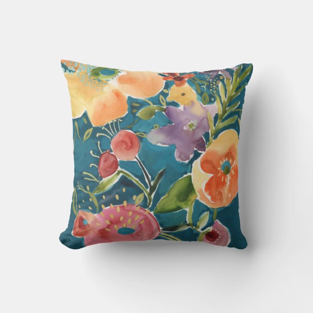 Abundant Florals I Cushion (Front)
