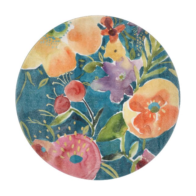 Abundant Florals I Cutting Board (Front)